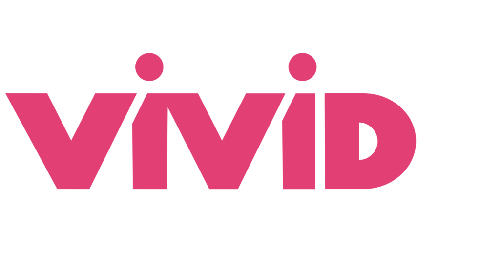 VividSocial social media marketing, logo 01 - stacked